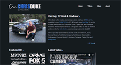 Desktop Screenshot of chrisduke.tv